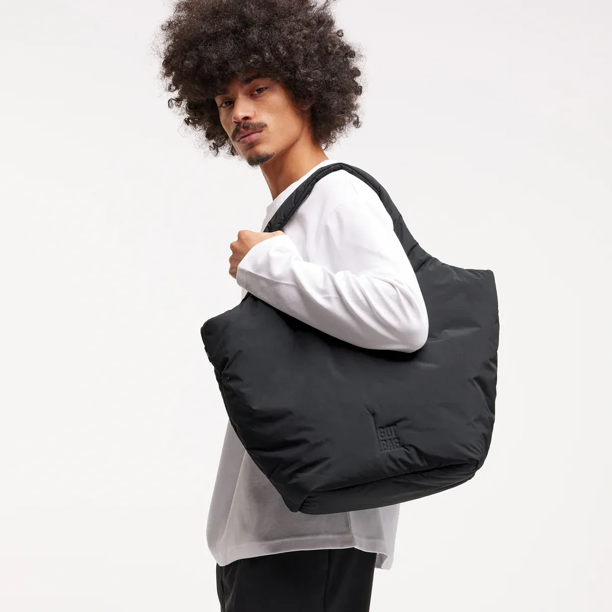 GOT BAG Cloud Tote Bag Black Monochrome – Lifestyle-Foto 2 | nachhaltig | Bag-Age