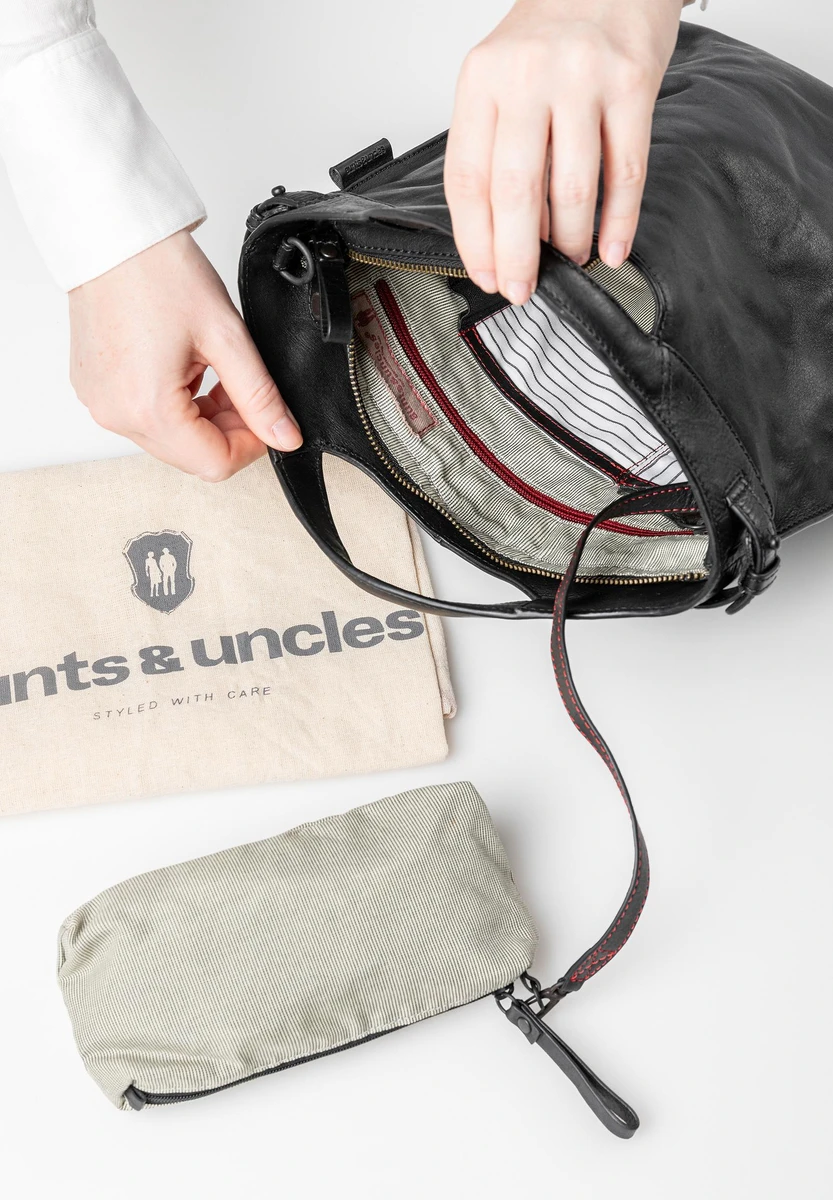 aunts & uncles Mrs. Peach Crumble Black Smoke Tasche, Rückansicht, bei Bag-Age Berlin kaufen