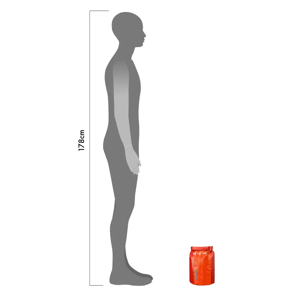ORTLIEB Dry-Bag Signal Red, dry bag / packing sack, photo produit, chez Bag-Age