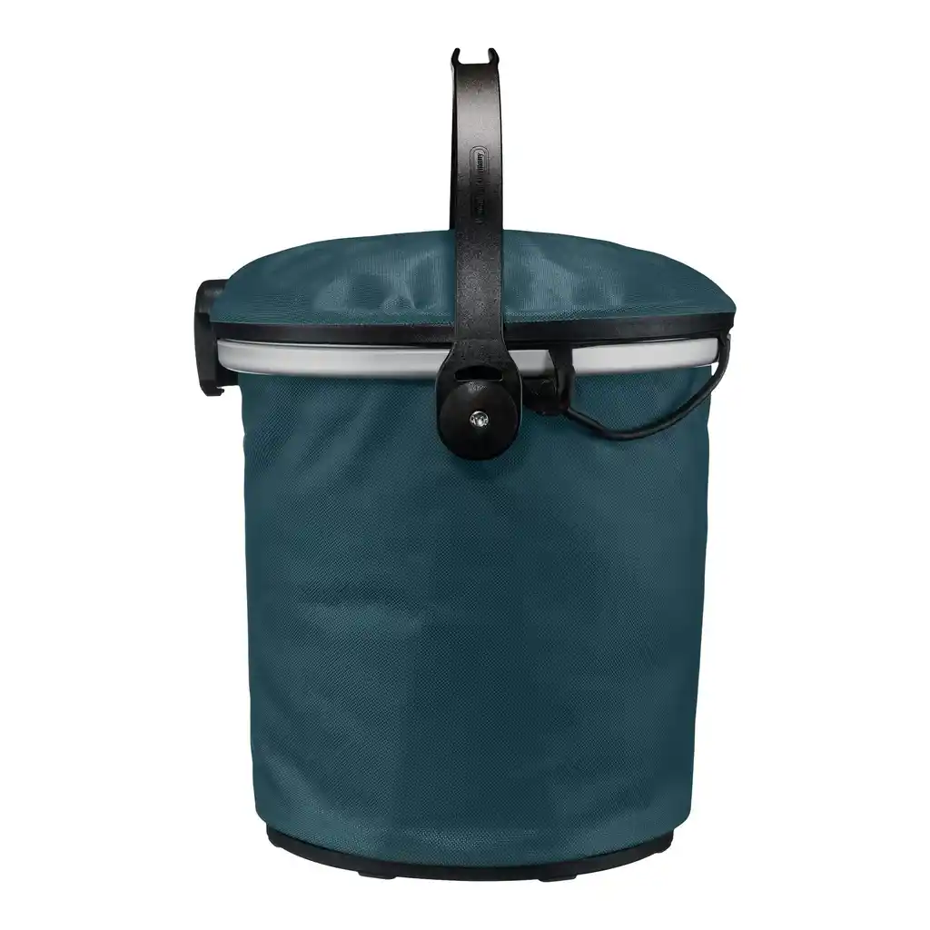 ORTLIEB Up-Town Petrol Bike Basket, Seitenansicht, bei Bag-Age