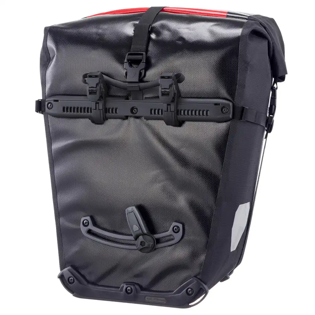 ORTLIEB Back-Roller XL Red bike pannier, back view, at Bag-Age
