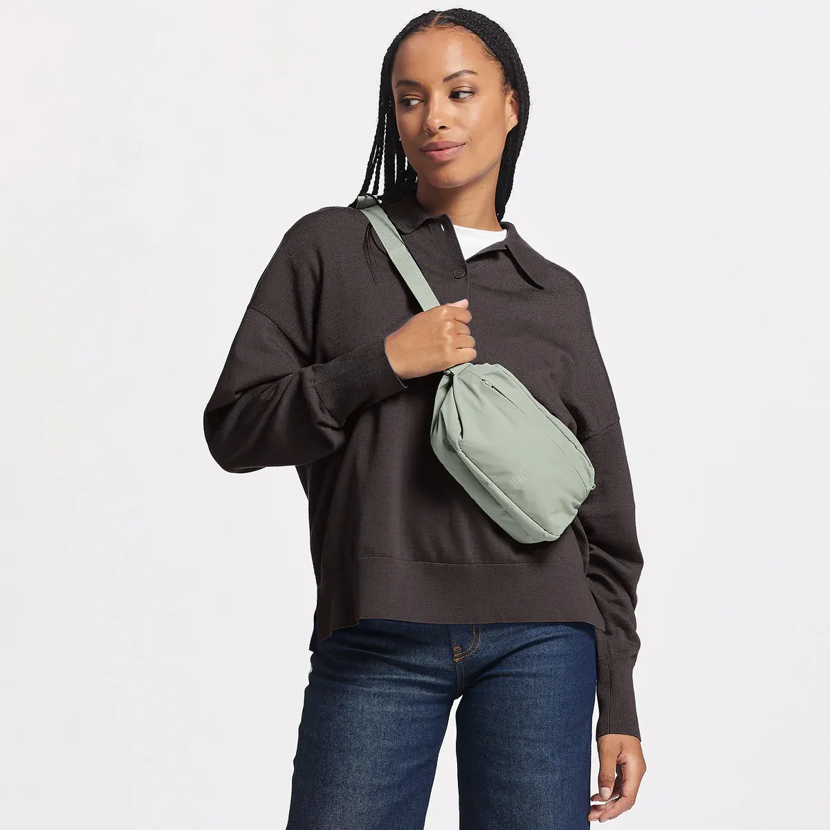 GOT BAG Adapt Sling Bag Bass Monochrome – lifestylefoto 2 | duurzaam | Bag-Age