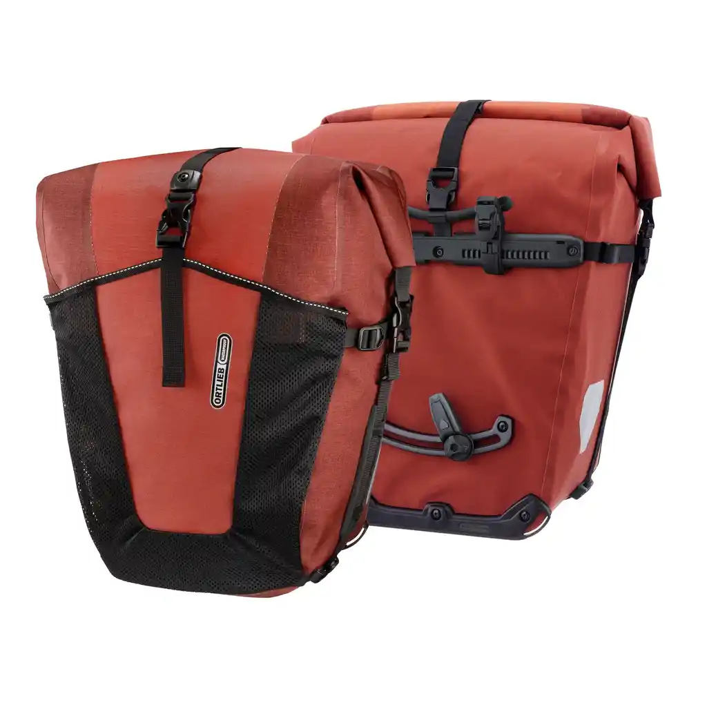 ORTLIEB Back-Roller XL Dark Chili torba rowerowa, widok z tyłu, w Bag-Age