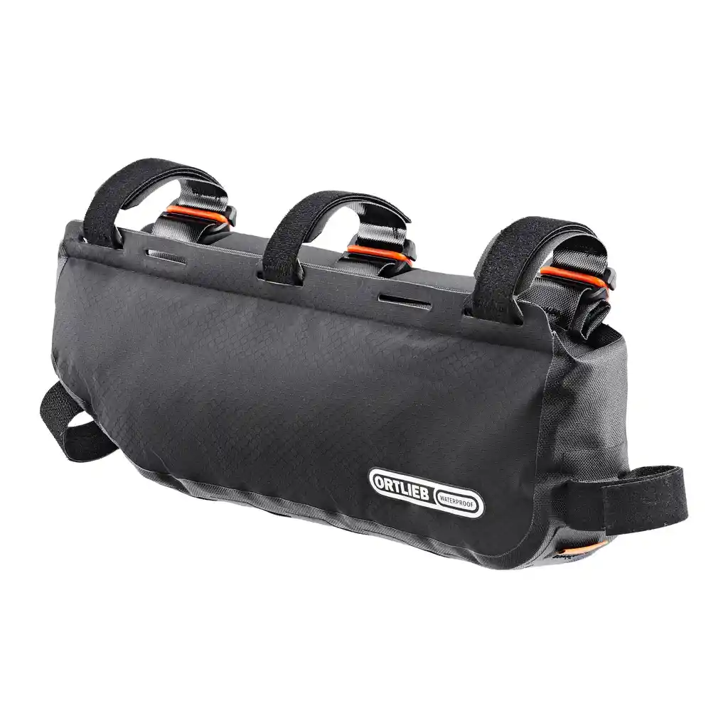 ORTLIEB Frame-Pack RC Toptube Black Matt Rahmentasche, Rückansicht, bei Bag-Age