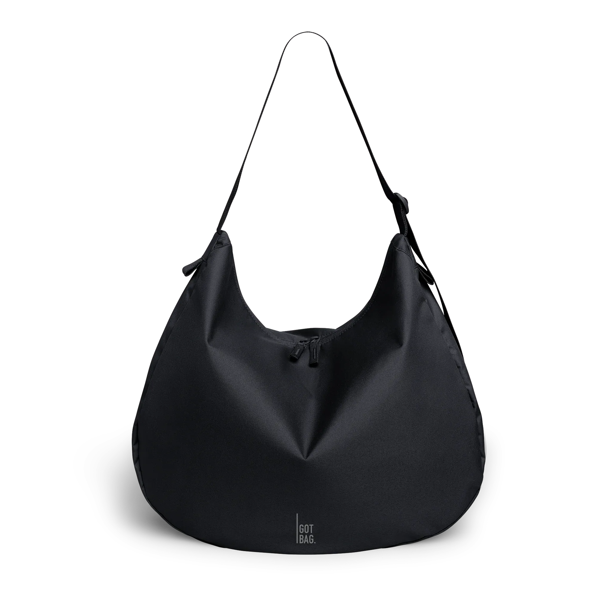 GOT BAG Curved Bag Black Monochrome – vue avant 3 | durable | Bag-Age