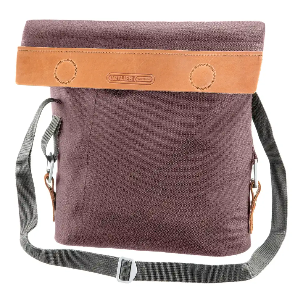ORTLIEB Barista Urban Ash Rose Lenkertasche, Vorderansicht, bei Bag-Age