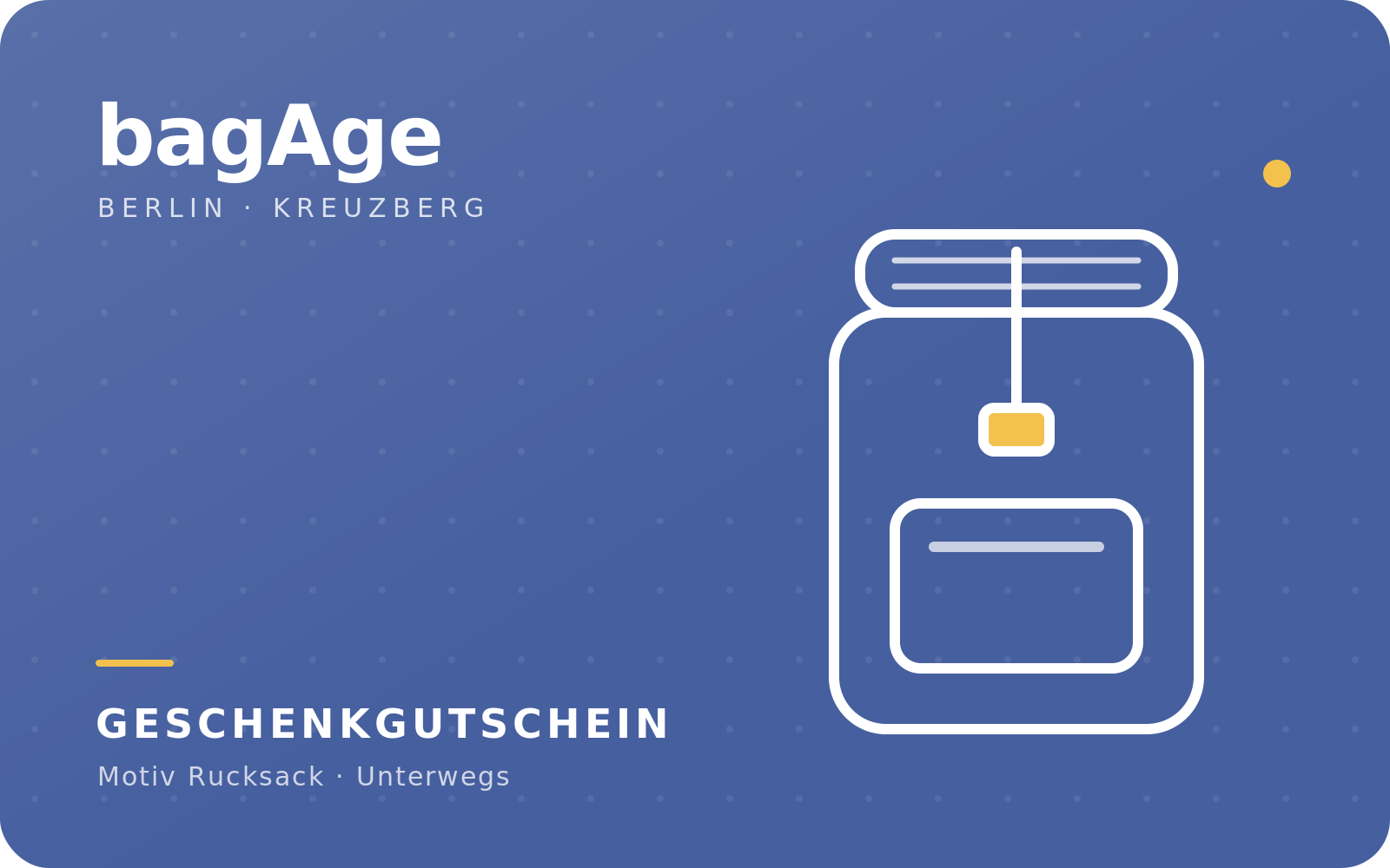 bagAge Geschenkgutschein
