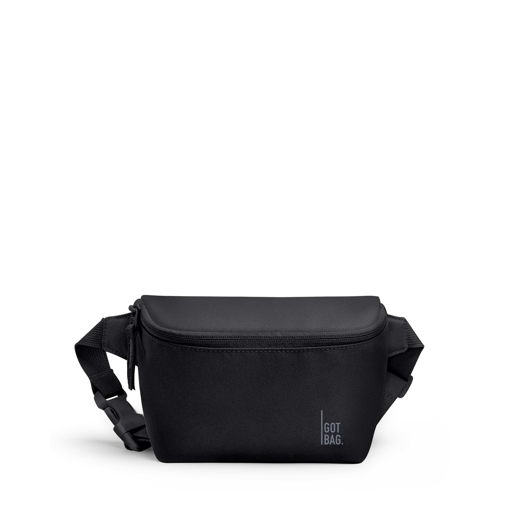 GOT BAG Hip Bag 2.0 Black Monochrome – Vorderansicht 3 | nachhaltig | Bag-Age