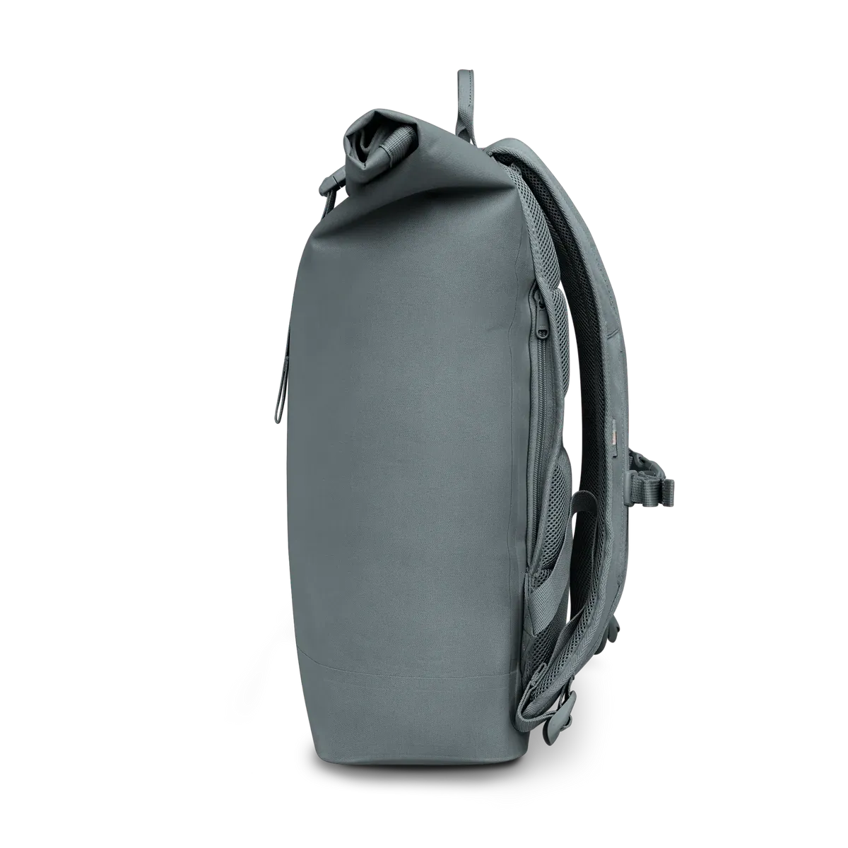 GOT BAG Rolltop Lite 2.0 Basalt Monochrome – zijaanzicht 2 | duurzaam | Bag-Age