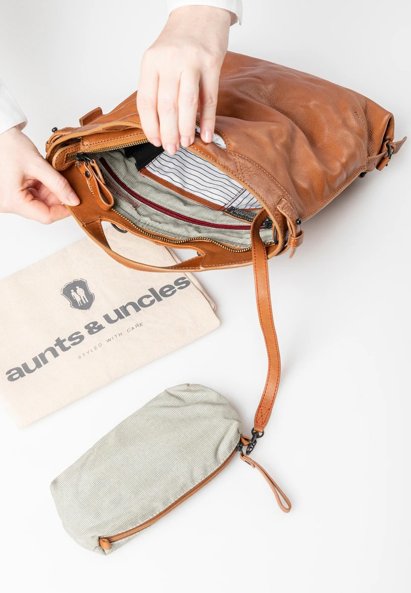 aunts & uncles Mrs. Peach Crumble Caramel torba, widok z tyłu, w Bag-Age Berlin