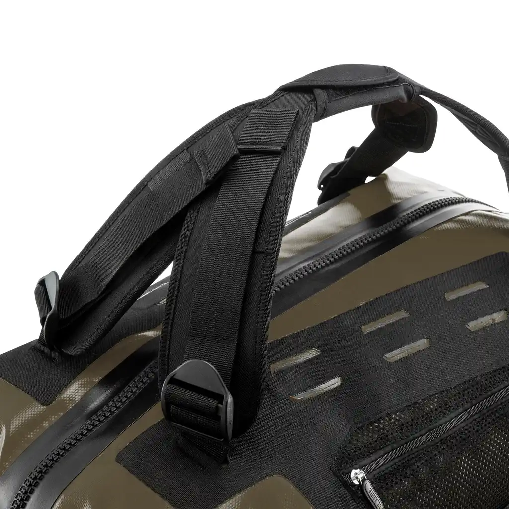 ORTLIEB Duffle Olive duffle / travel bag, detail view, at Bag-Age