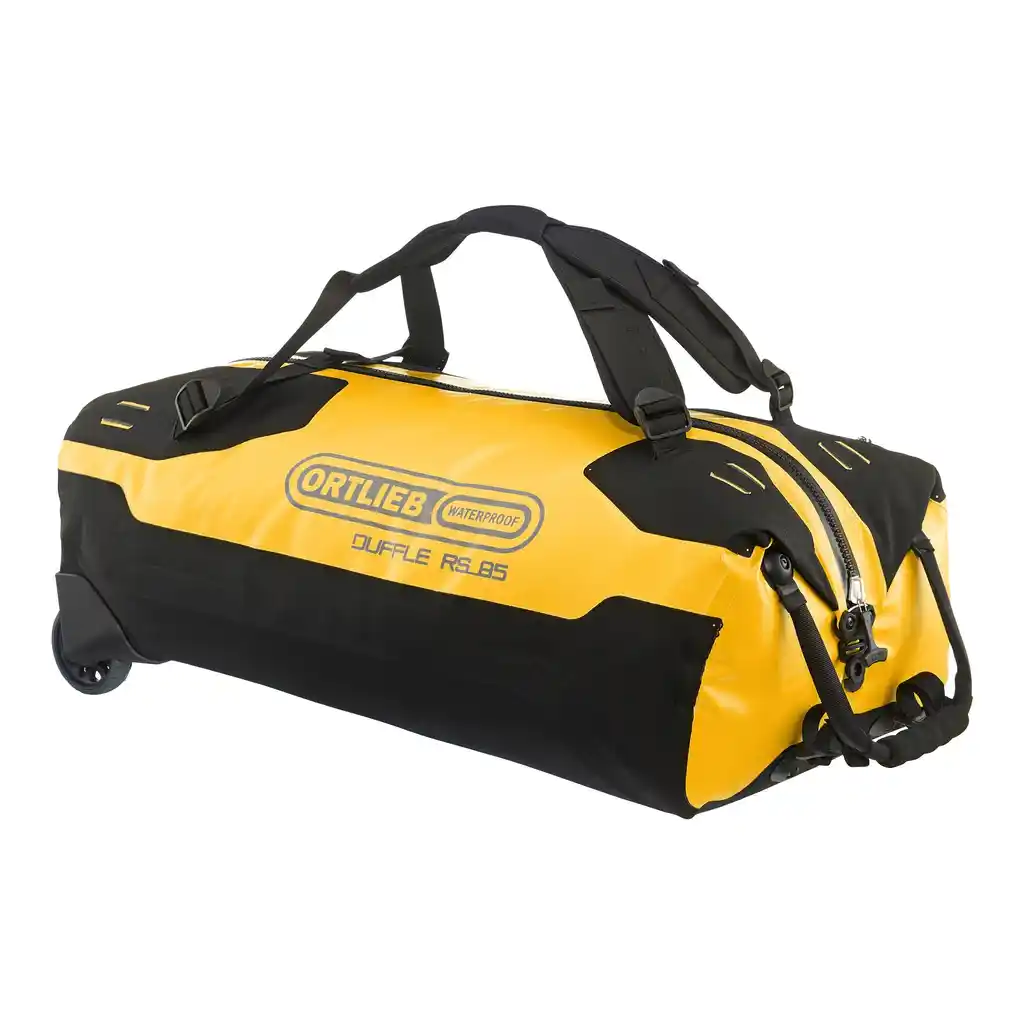 ORTLIEB Duffle RS Sun Yellow Wheeled Duffle, Vorderansicht, bei Bag-Age