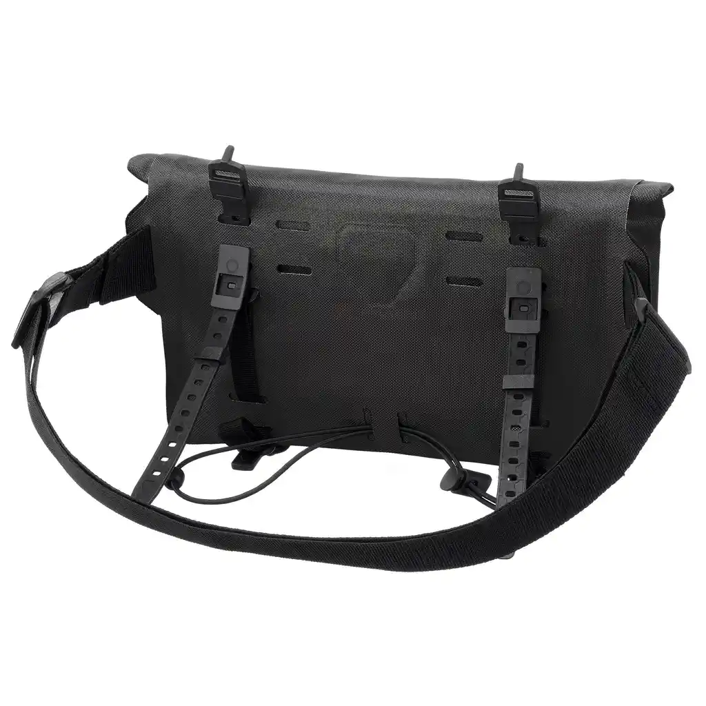 ORTLIEB Velo-Sling Black handlebar / sling bag, back view, at Bag-Age