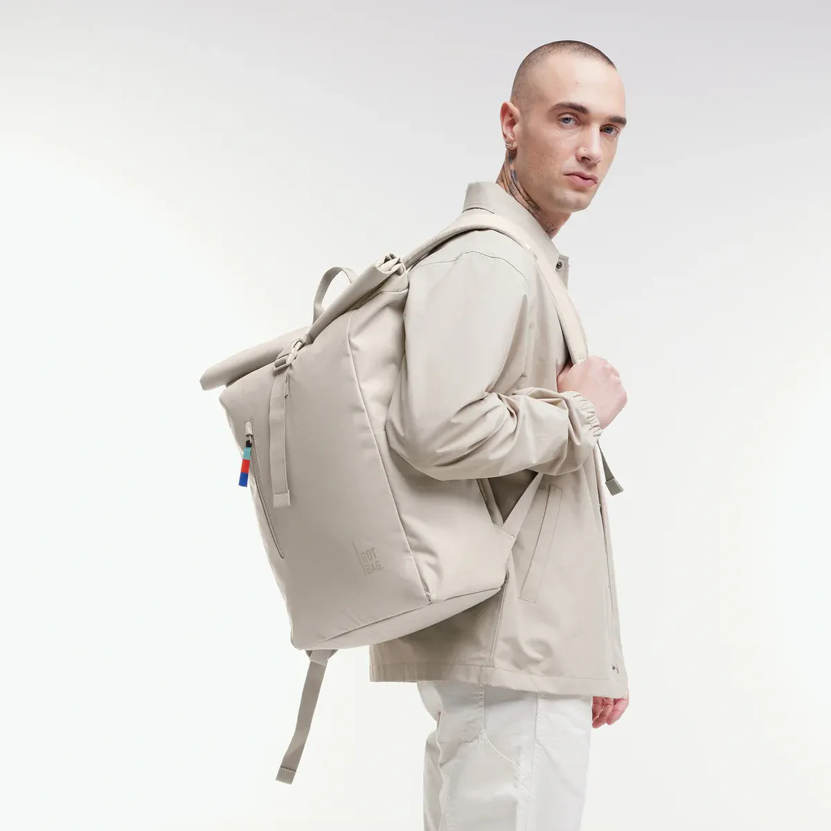 GOT BAG Rolltop Easy Soft Shell – foto lifestyle 1 | sustentável | Bag-Age