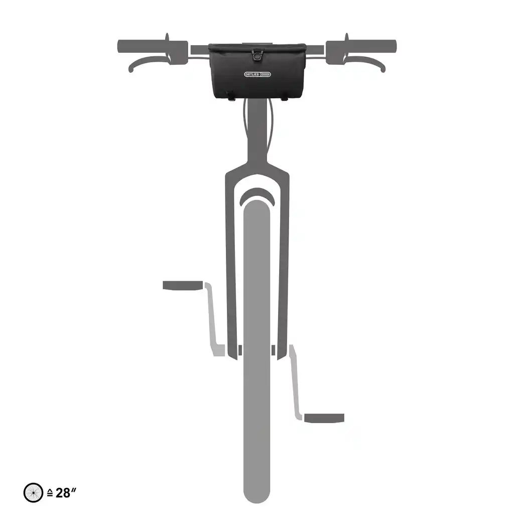 ORTLIEB Velo-Sling Black handlebar / sling bag, product image, at Bag-Age