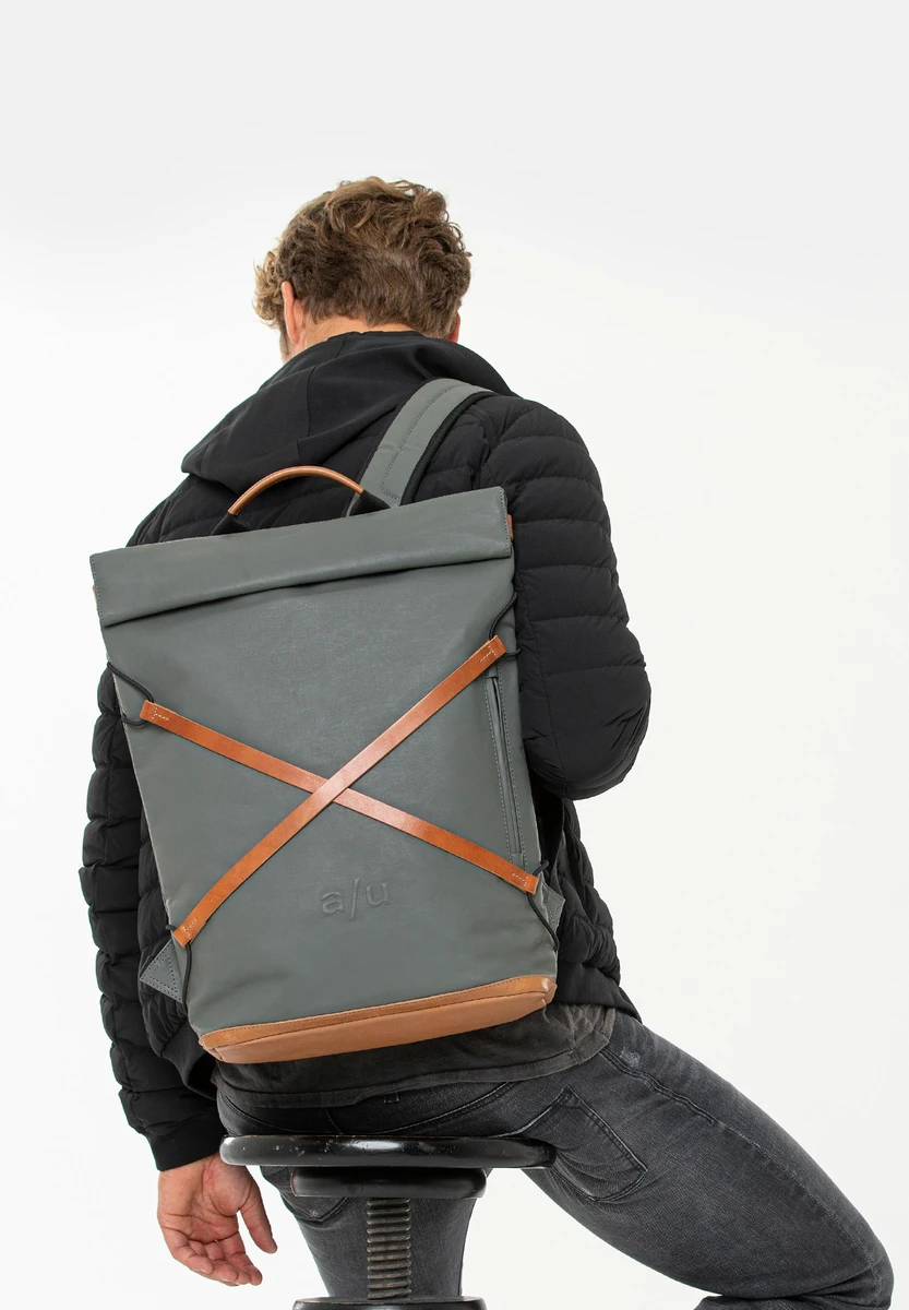 aunts & uncles Osaka Gravity Grey bag, back view, at Bag-Age Berlin