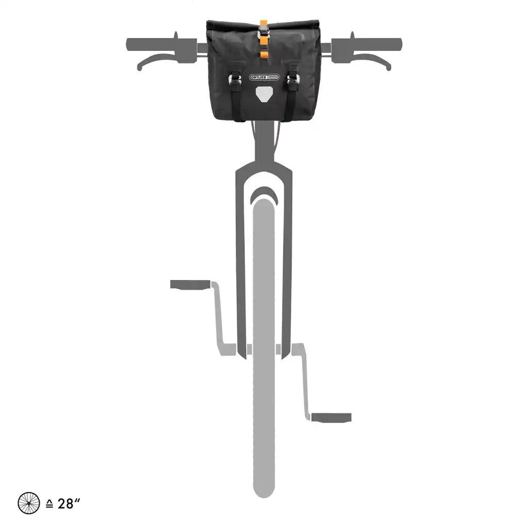 ORTLIEB Handlebar-Pack QR Black Matt stuurtas, productafbeelding, bij Bag-Age