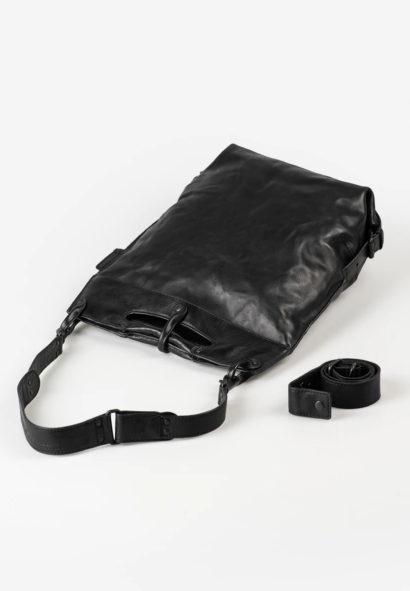 Aunts & Uncles Mrs. Pancake Black Smoke – bolsa transversal – Preto/Cinzento – vista do produto 4