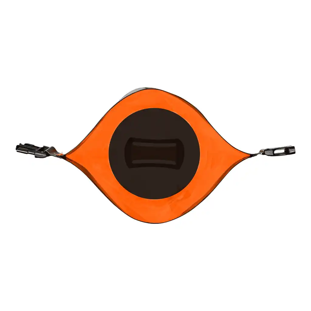 ORTLIEB Dry-Bag Light Orange dry bag / packing sack, inside view, at Bag-Age