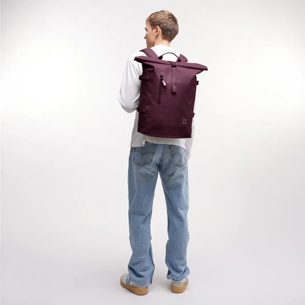 GOT BAG Rolltop 2.0 Kraken Monochrome – Lifestyle-Foto 2 | nachhaltig | Bag-Age