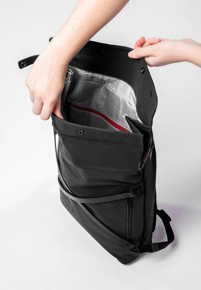 aunts & uncles Osaka Black saco, vista traseira, na Bag-Age Berlin