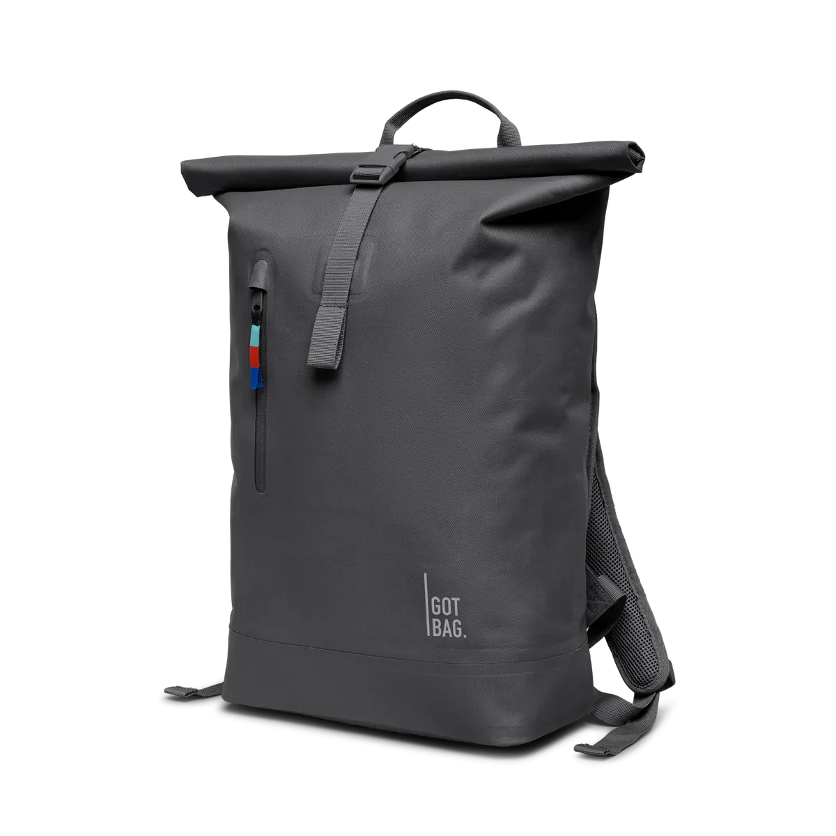 GOT BAG Rolltop Lite 2.0 Shark – vooraanzicht 2 | duurzaam | Bag-Age