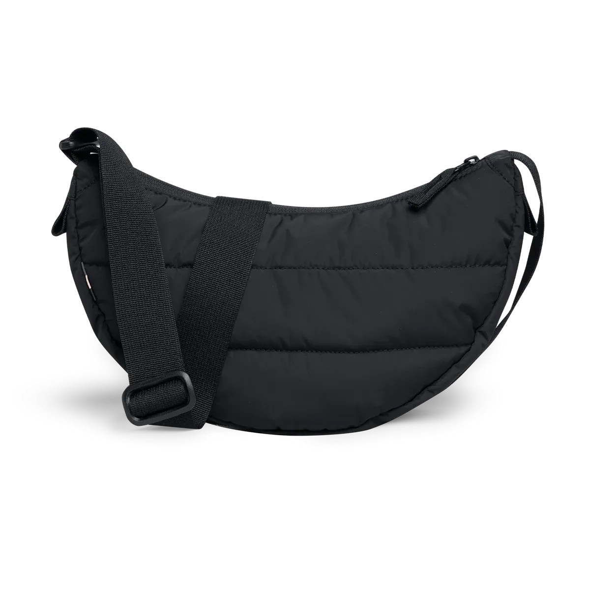 GOT BAG Puffer Moon Bag Small Black Monochrome – back view | sustainable | Bag-Age