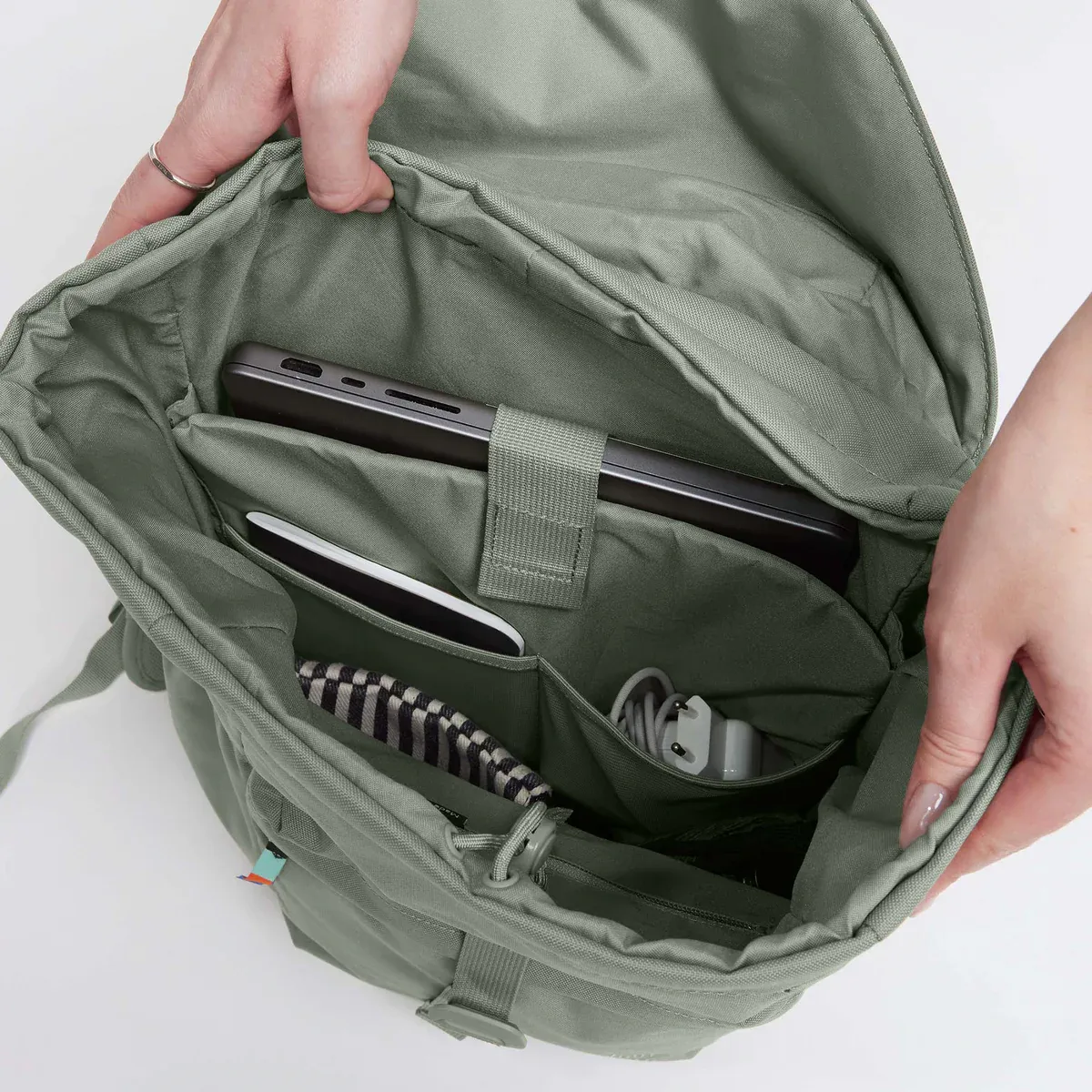 GOT BAG Flap Pack Bass – geöffnet 2 | nachhaltig | Bag-Age