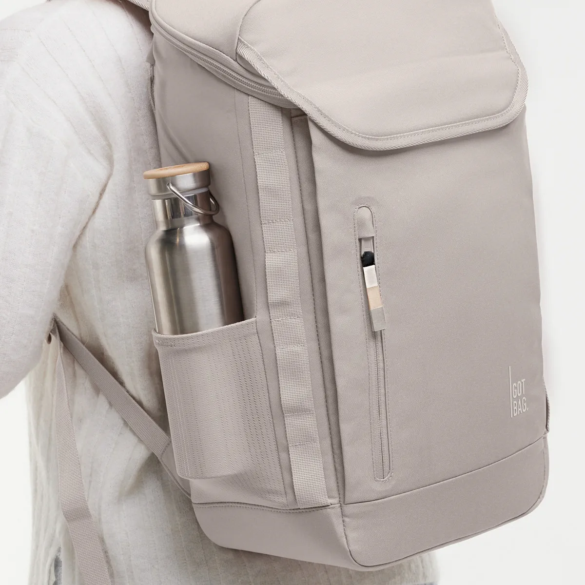 GOT BAG Pro Pack Clam Monochrome – vue latérale 1 | durable | Bag-Age