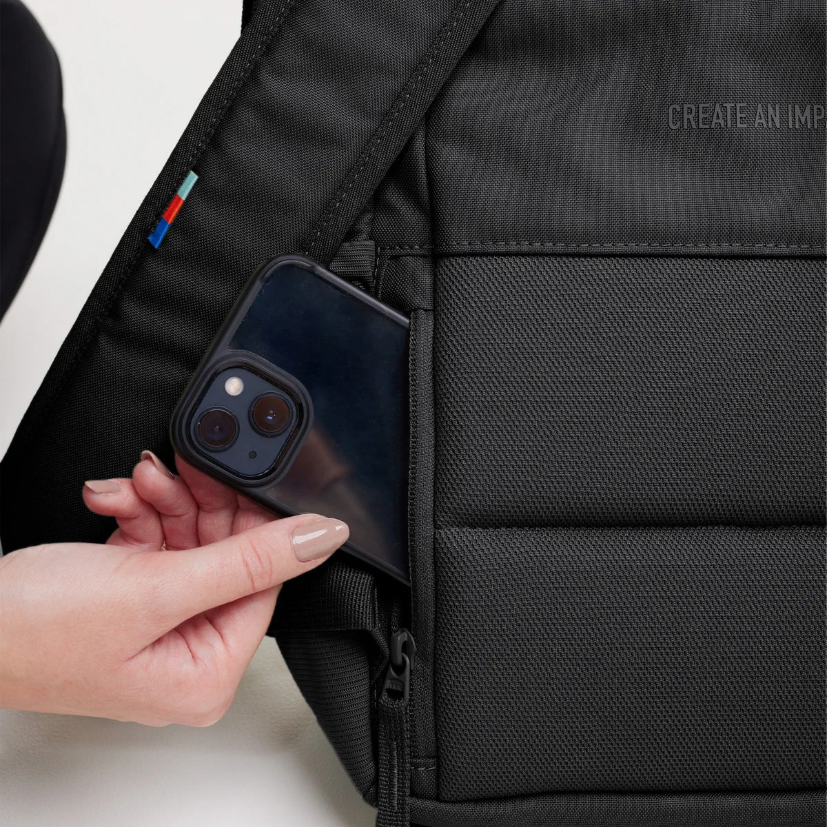 GOT BAG Daypack 2.0 Black – vista detalhe 1 | sustentável | Bag-Age