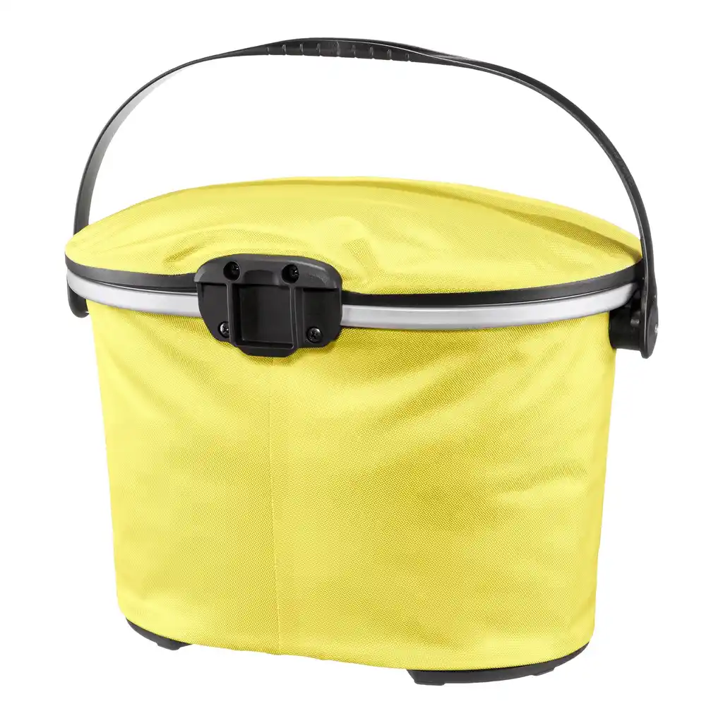 ORTLIEB Up-Town Lemon Sorbet, bike basket, vue arrière, chez Bag-Age