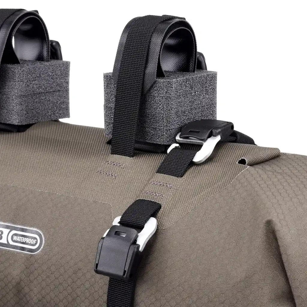 ORTLIEB Handlebar-Pack Dark Sand, borsa da manubrio, vista dettaglio, da Bag-Age