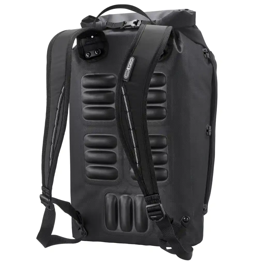 ORTLIEB Vario Lite Black, convertible backpack pannier, vue arrière, chez Bag-Age