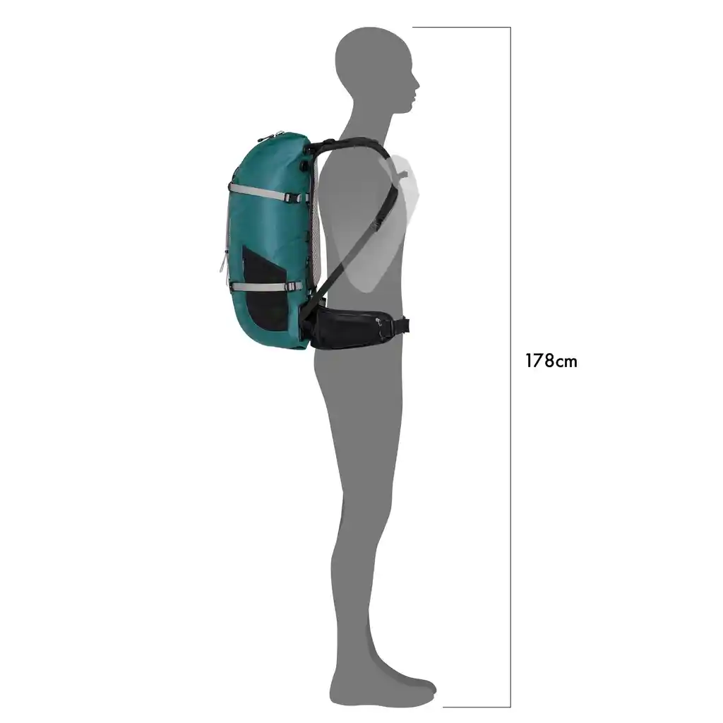 ORTLIEB Atrack Petrol, sac à dos de voyage, photo produit, chez Bag-Age