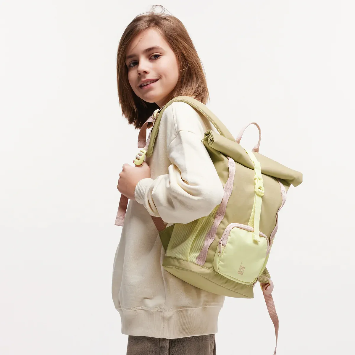GOT BAG Kids Adventure Rolltop Nori Multi – Lifestyle-Foto 1 | nachhaltig | Bag-Age