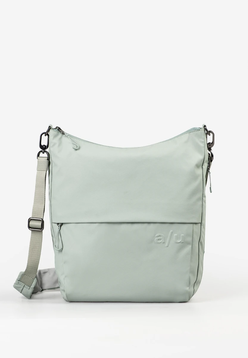 aunts & uncles Todori RE lite Sage Green bolso, vista frontal, en Bag-Age Berlin
