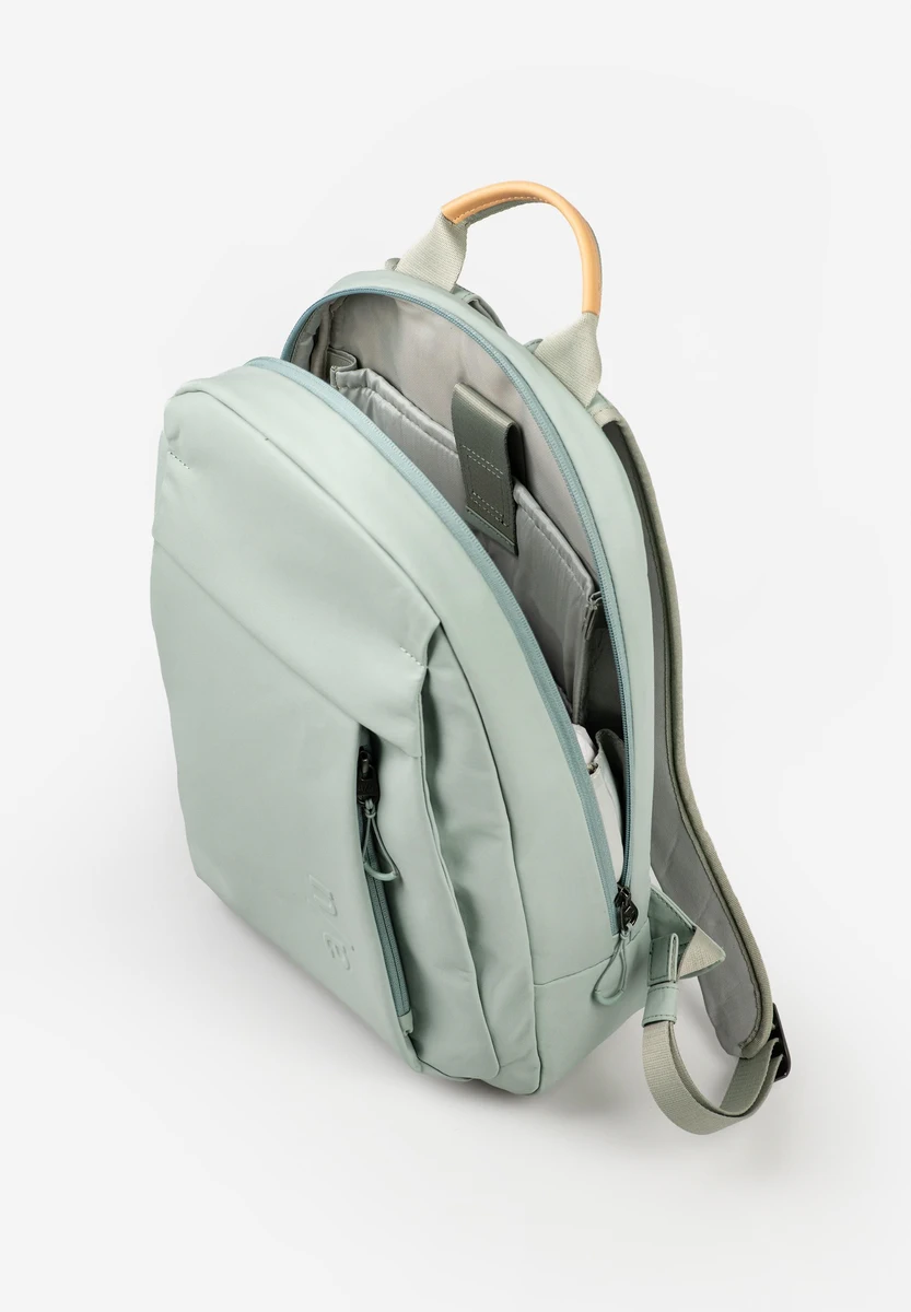 aunts & uncles Toshimoi RE Sage Green bolso, vista trasera, en Bag-Age Berlin