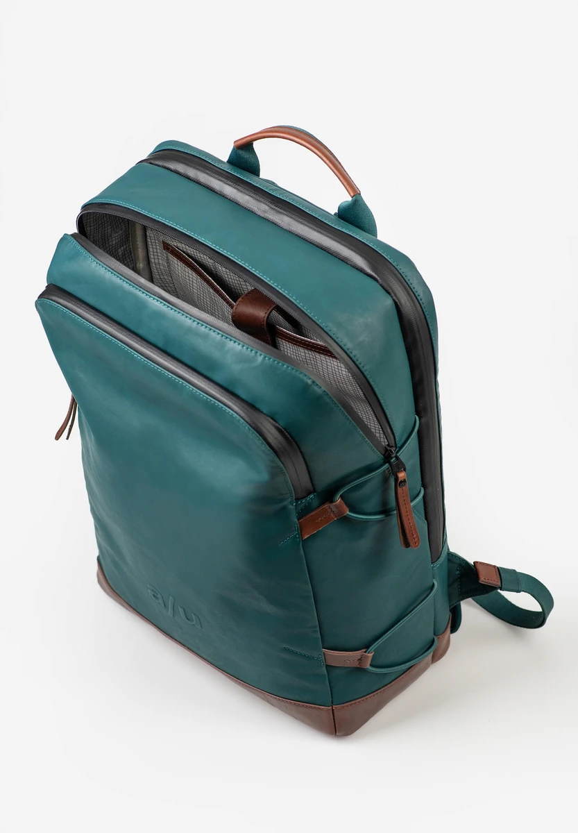 aunts & uncles Kawaguchi Transformative Teal sac, vue arrière, chez Bag-Age Berlin