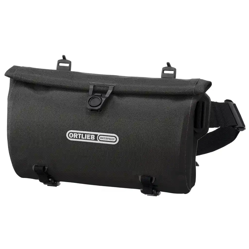ORTLIEB Velo-Sling Black handlebar / sling bag, front view, at Bag-Age
