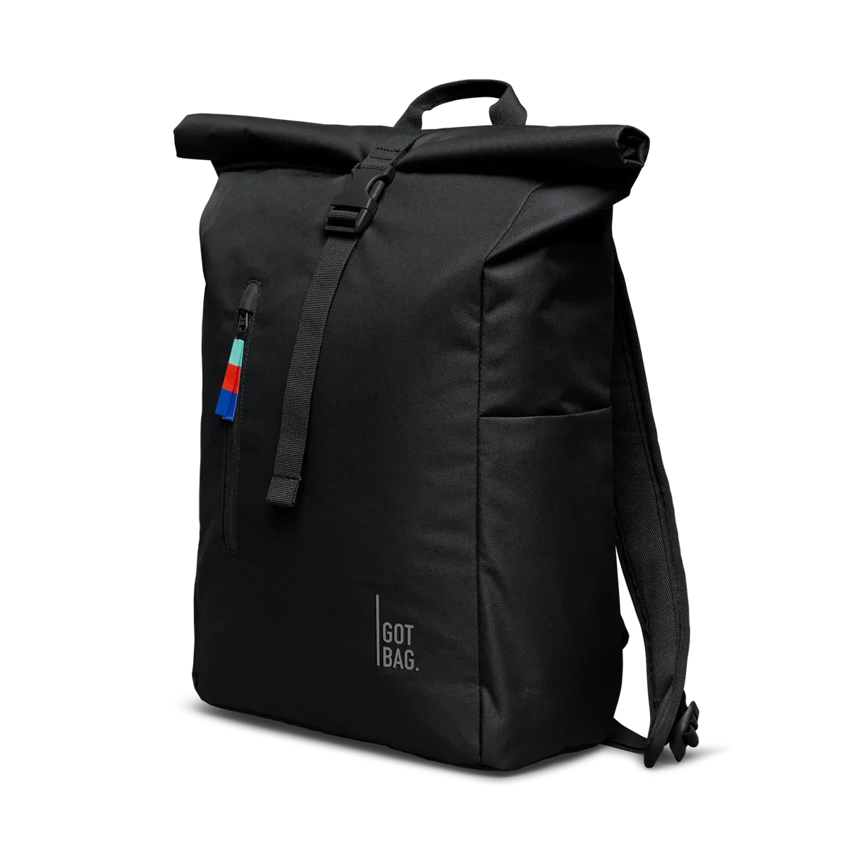 GOT BAG Rolltop Easy Black – foto estúdio | sustentável | Bag-Age