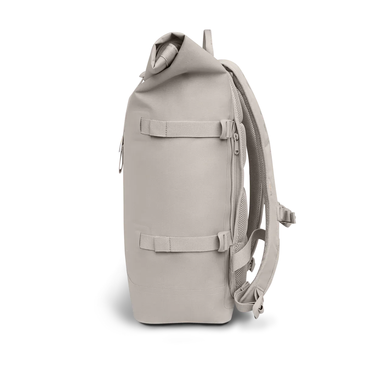GOT BAG Rolltop 2.0 Clam Monochrome – vista laterale 2 | sostenibile | Bag-Age