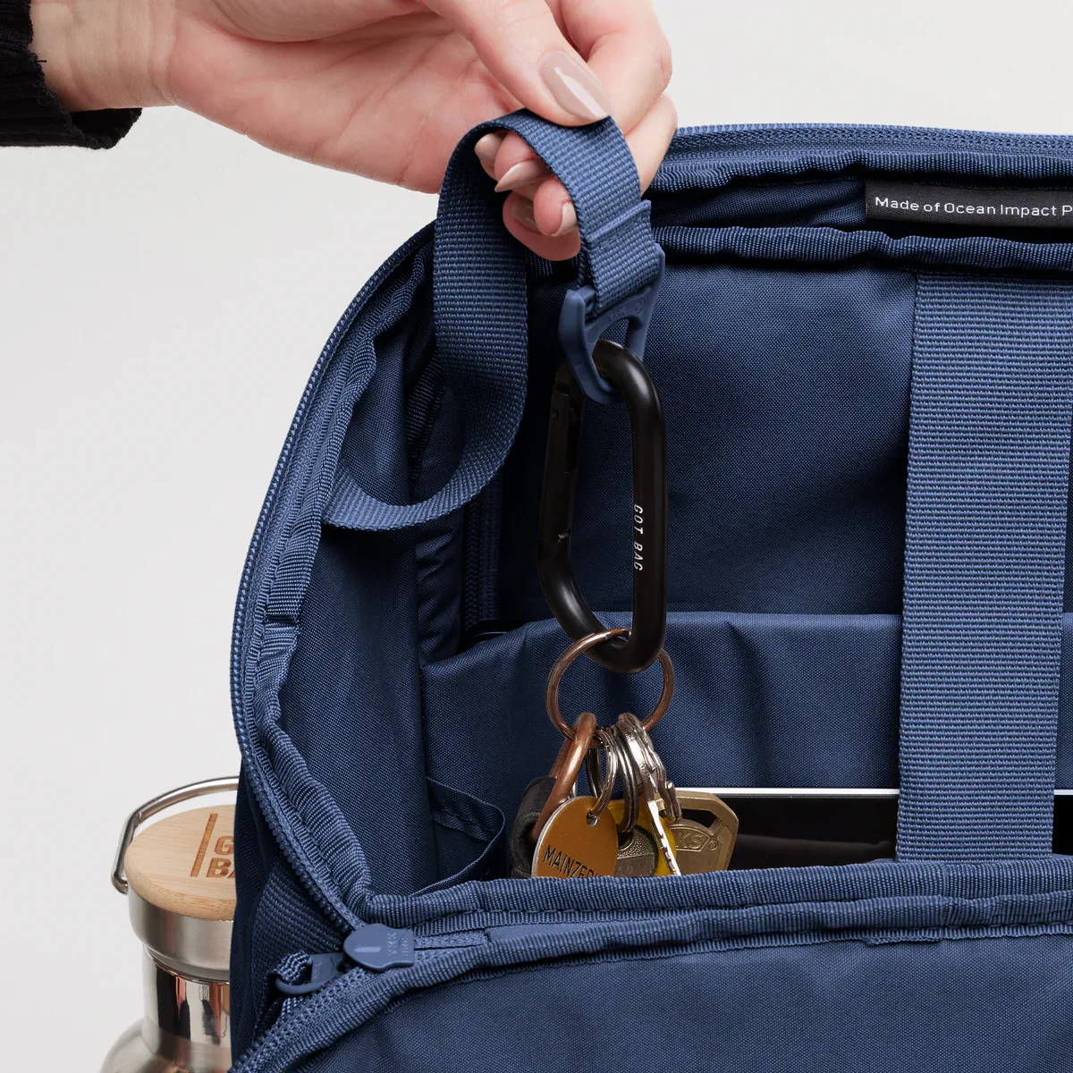 GOT BAG Pro Pack Deep Ocean – side view 4 | sustainable | Bag-Age