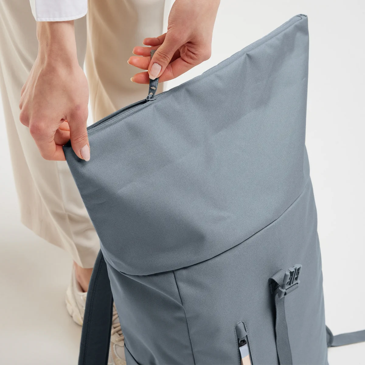 GOT BAG Rolltop Easy Marlin Monochrome – widok detalu | zrównoważona | Bag-Age