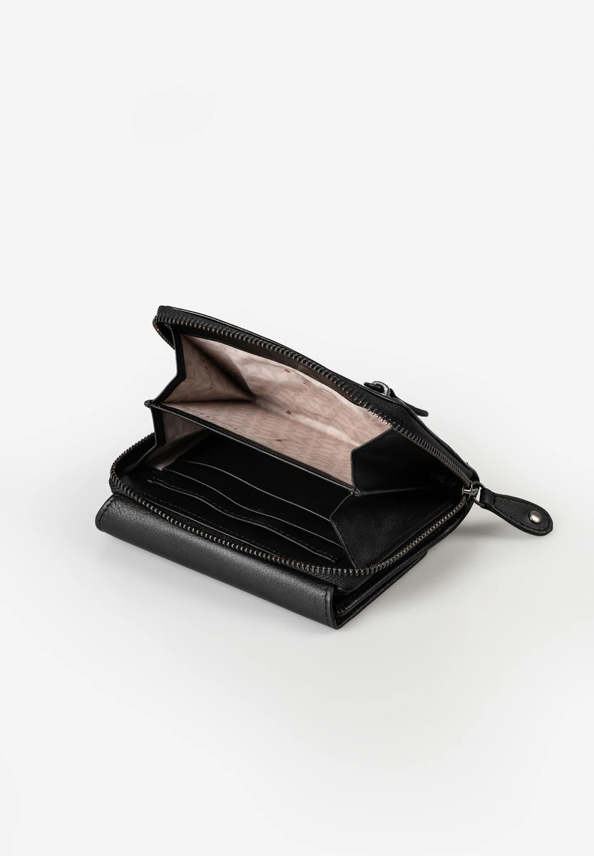 Aunts & Uncles Myrtle Jet Black – wallet – product view 6