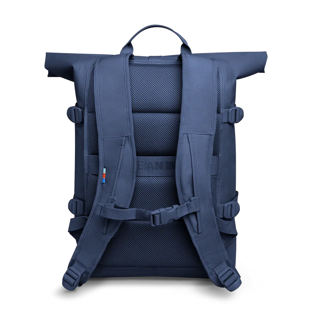 GOT BAG Rolltop 2.0 Deep Ocean – vue arrière | durable | Bag-Age