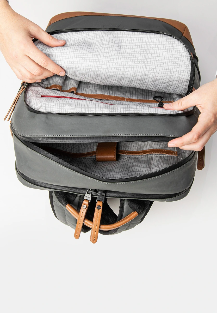 aunts & uncles Kawaguchi Gravity Grey borsa, vista posteriore, da Bag-Age Berlin