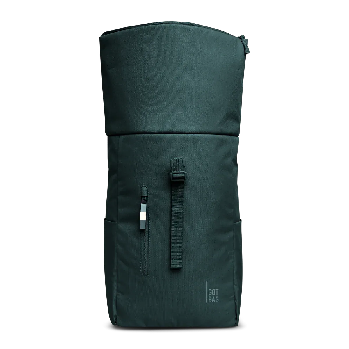 GOT BAG Rolltop Easy Sea Teal Monochrome – Vorderansicht 2 | nachhaltig | Bag-Age