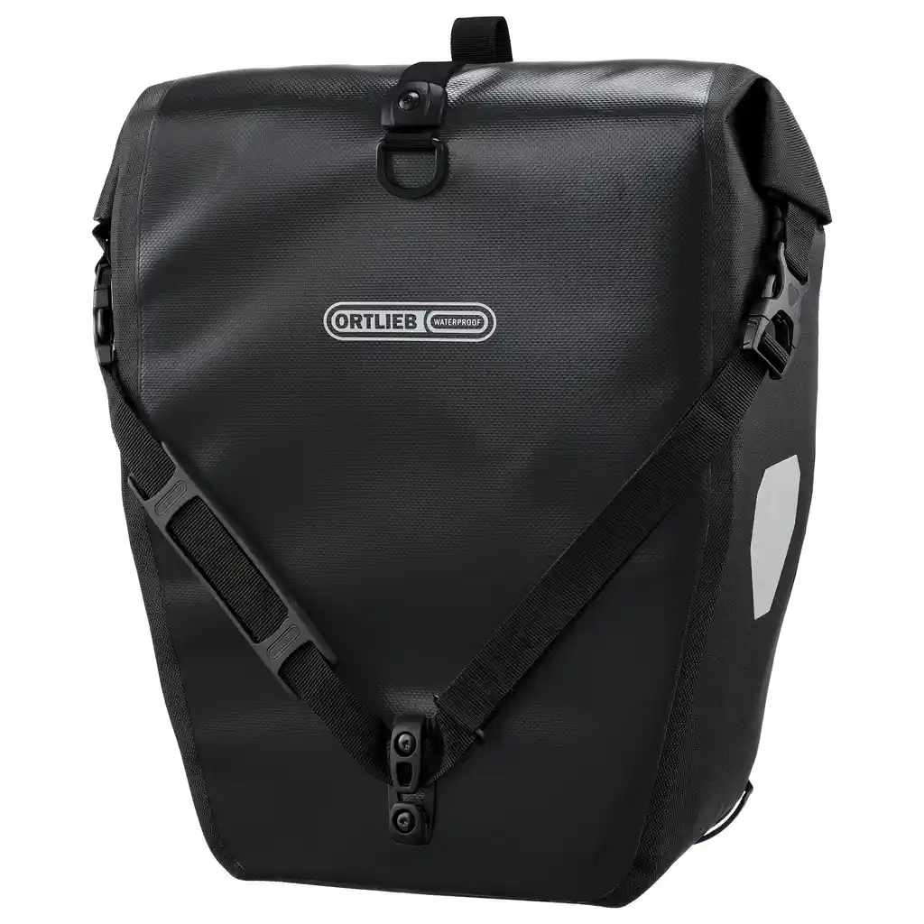 ORTLIEB Back-Roller Black Fahrradtasche, Vorderansicht, bei Bag-Age