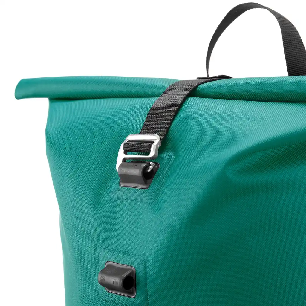 ORTLIEB Commuter-Daypack Atlantis Green Laptop Backpack, Detailansicht, bei Bag-Age