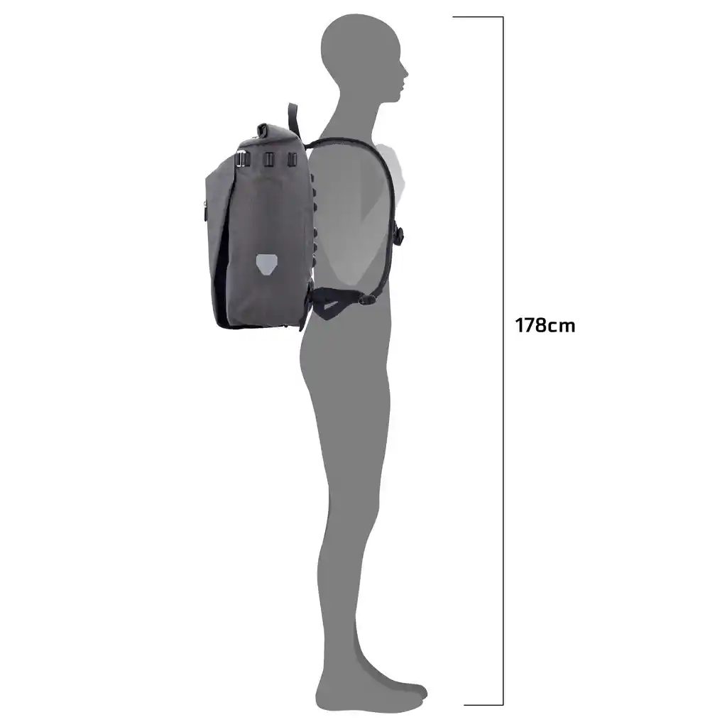 ORTLIEB Vario 20L Pepper convertible backpack pannier, zdjęcie produktu, w Bag-Age